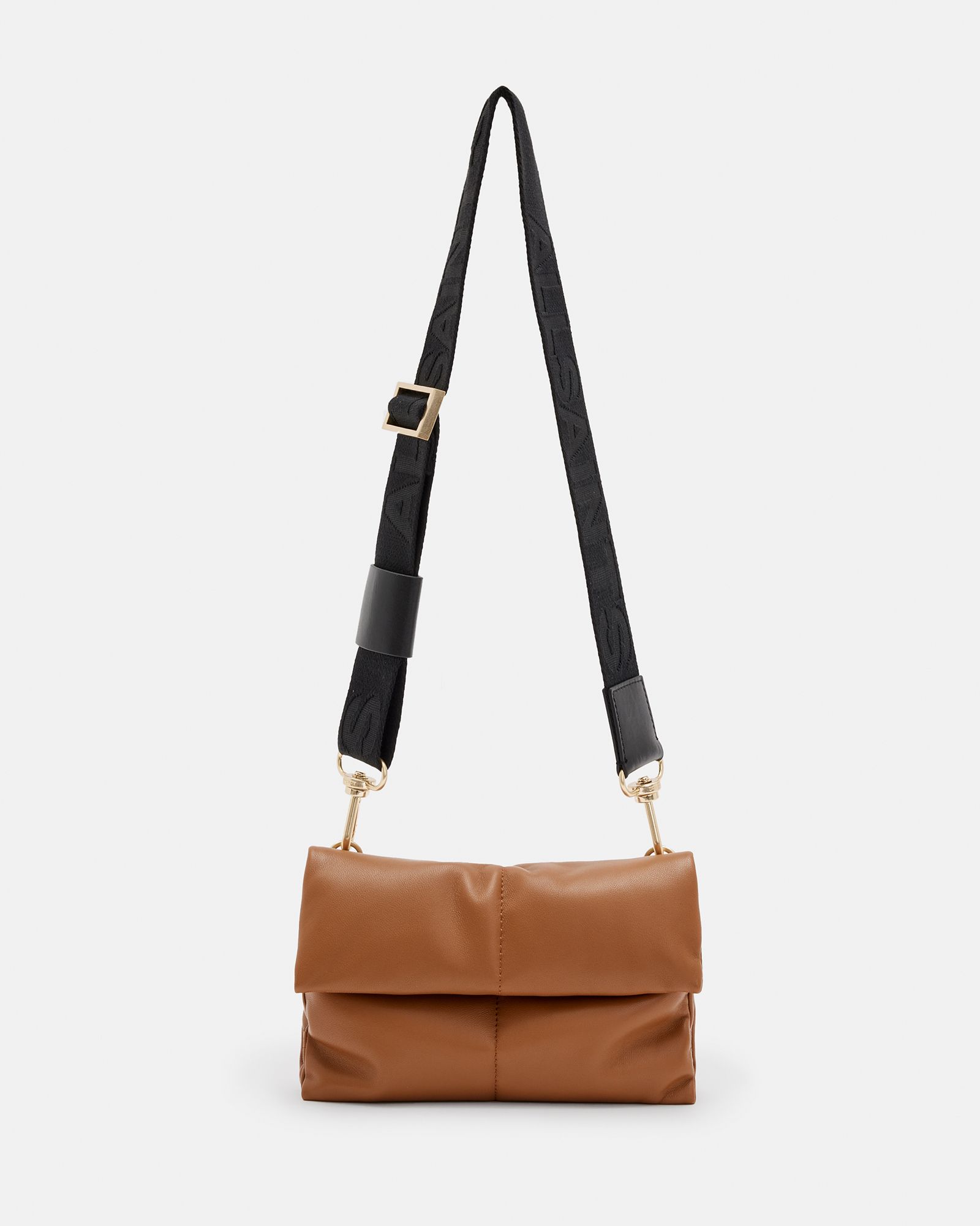Ezra Leather Quilted Crossbody Bag | AllSaints US