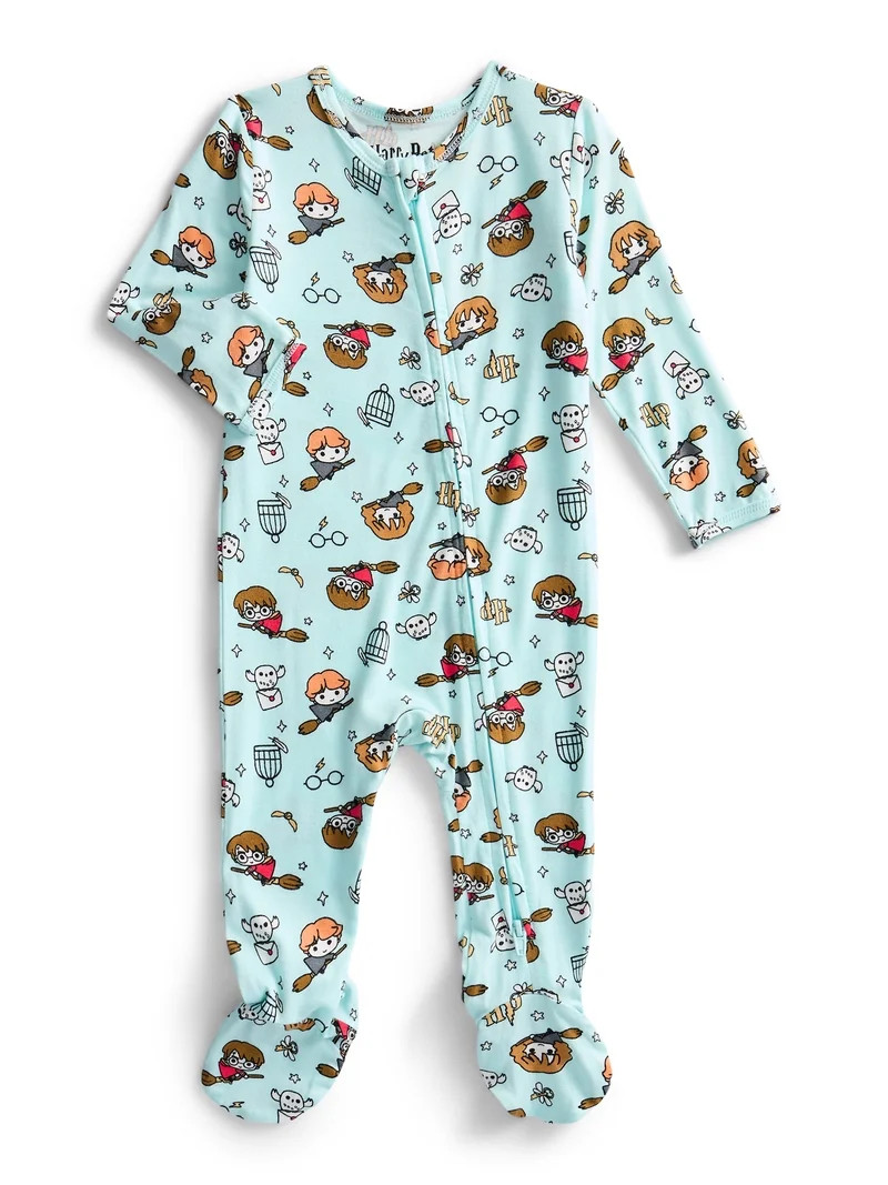 Character Baby Boys or Girls Cozy and Comfortable Viscose Two-Way Zip Footed Sleep 'N Play One-Pi... | Walmart (US)