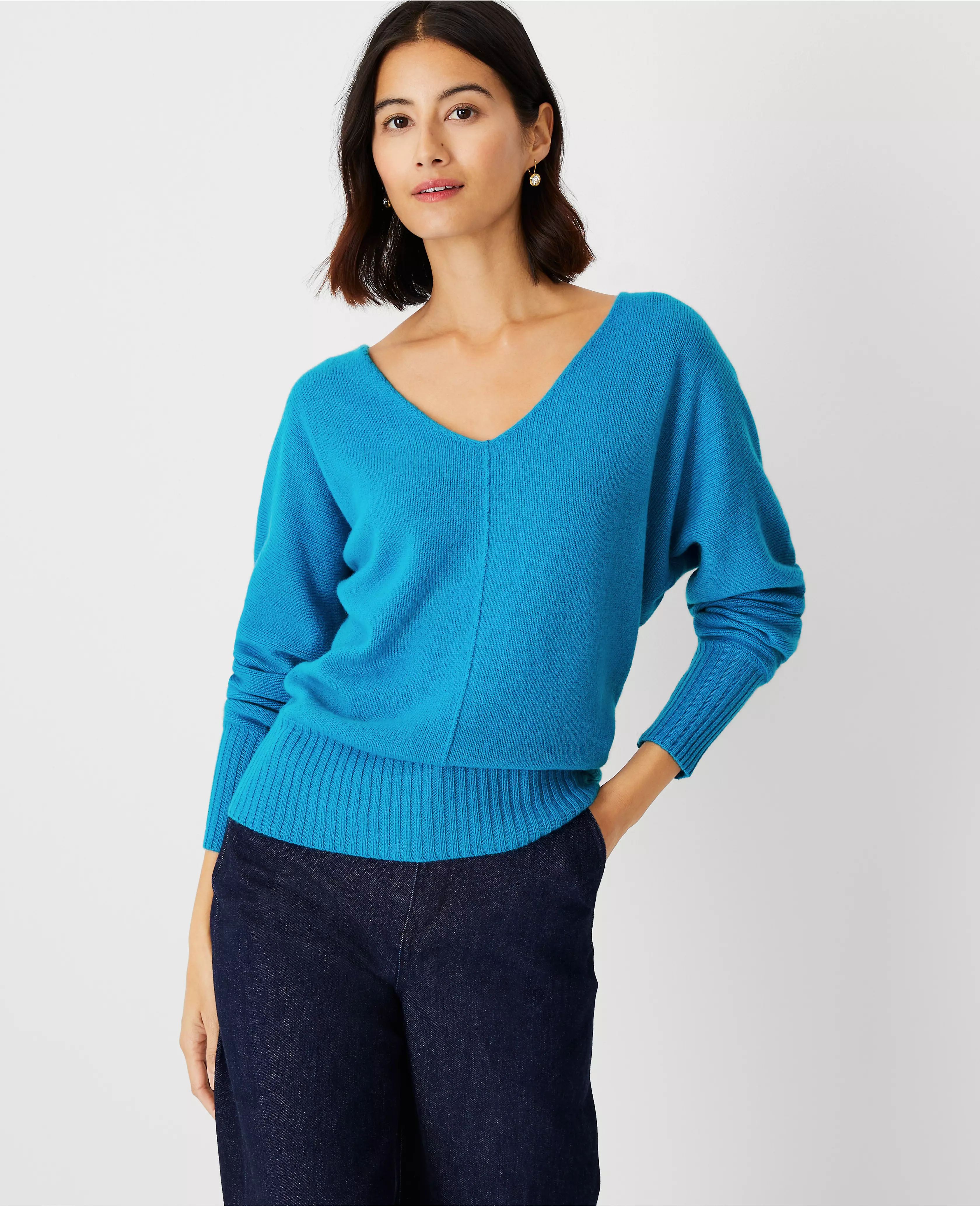 Cashmere Wedge Sweater | Ann Taylor (US)