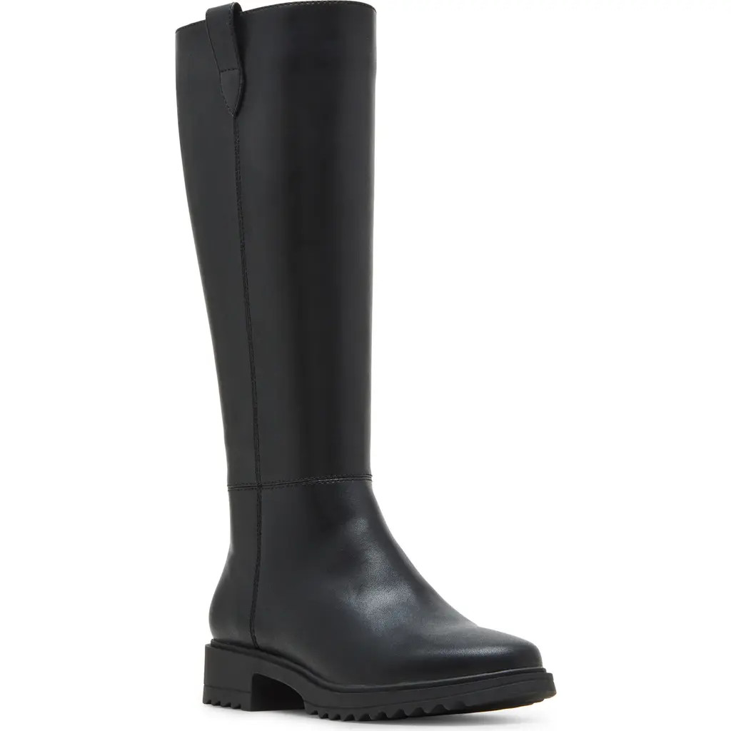 Blondo Chosen Waterproof Tall Boot in Black Leather at Nordstrom Rack, Size 9.5 | Nordstrom Rack