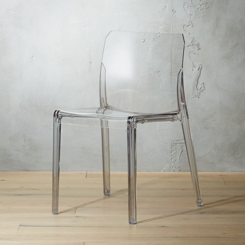 Bolla Clear Dining Chair + Reviews | CB2 | CB2