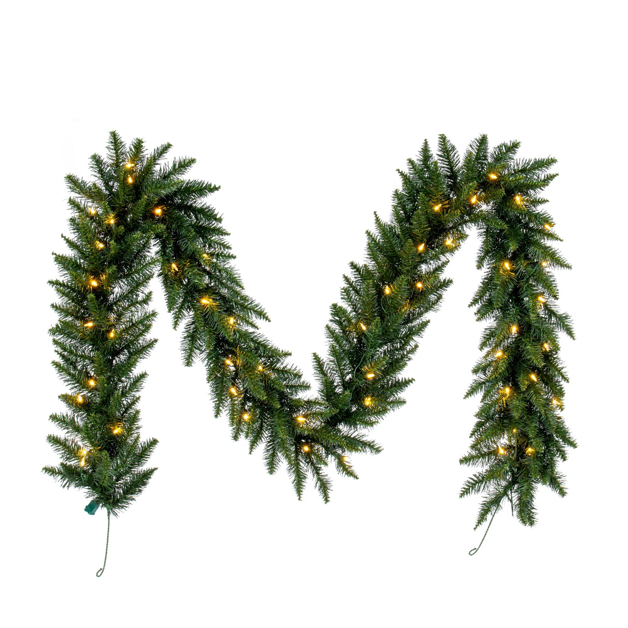 Oberlander Lighted Faux Mixed Assortment Garland | Birch Lane
