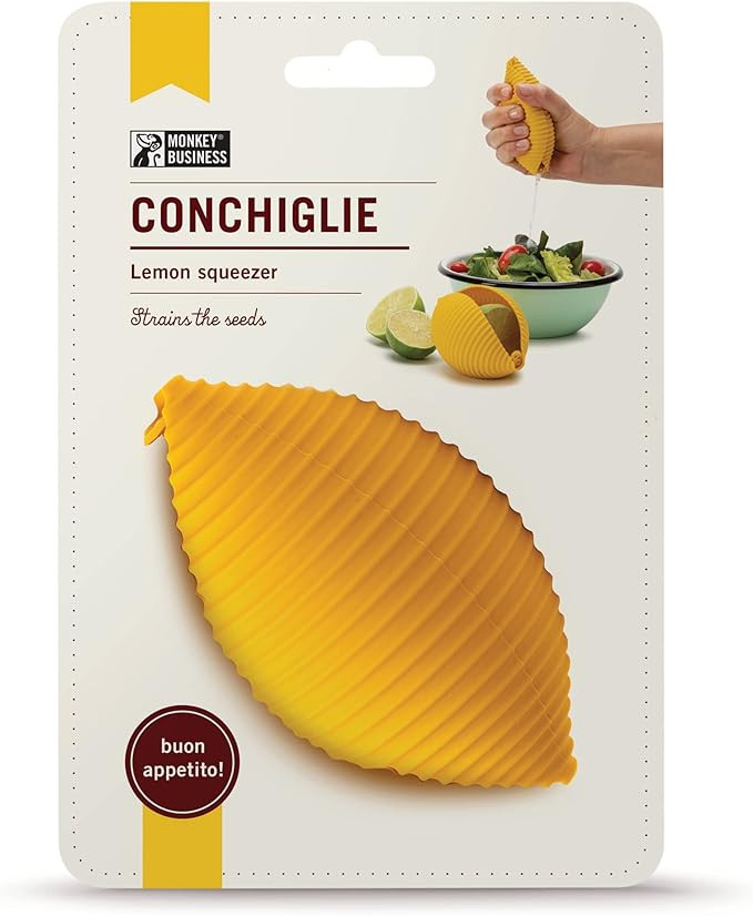 Monkey Business Silicone Lemon Squeezer, Pasta Shaped Juicer Hand Press, Handheld Manual Lemon Ju... | Amazon (US)