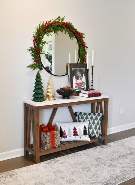 Christmas entryway decor ❤️ 25% off with code: 25MERRY 