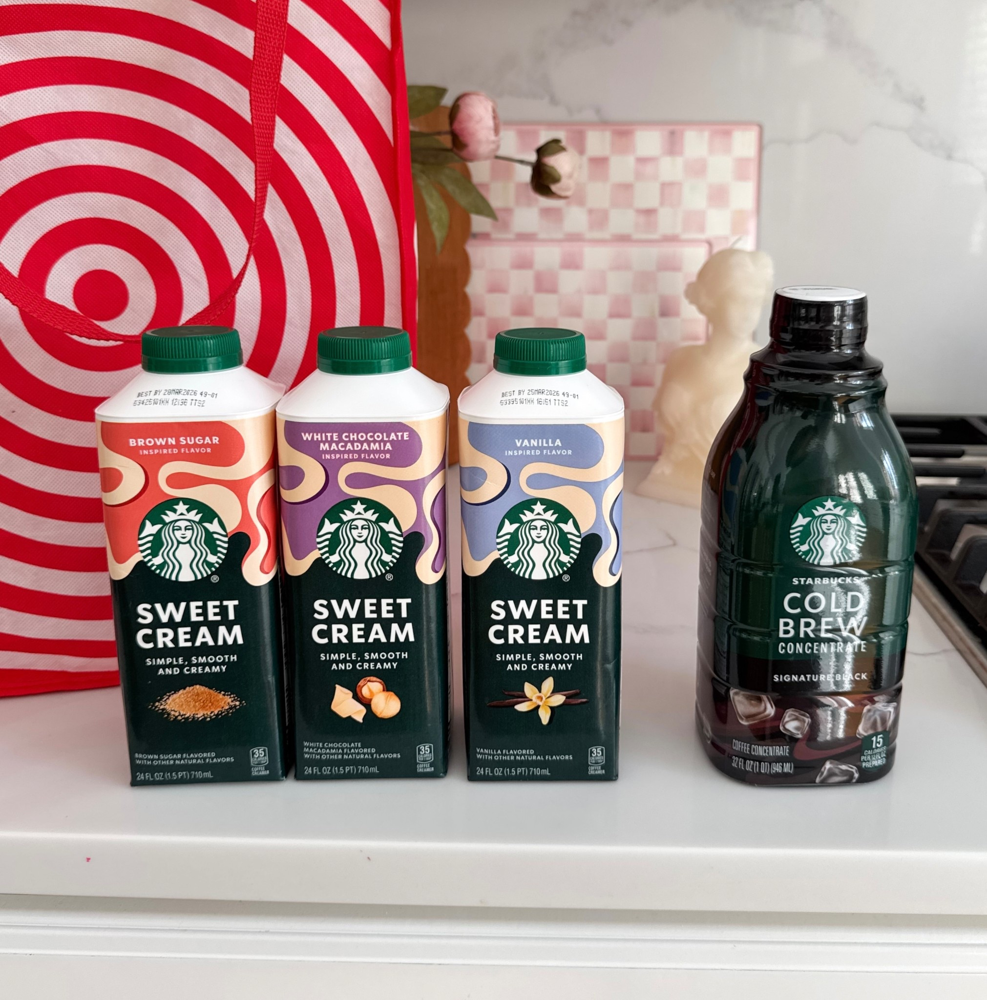 
#ad My morning coffee just got a major upgrade! ☕️ I’m so excited to partner with @Target   and @starbucks  to share that your favorite Starbucks Sweet Cream Creamer is finally available to enjoy at home.
It’s incredibly luscious, made with real cream, and crafted specifically for cold brew. Just a splash of Starbucks Sweet Cream Creamer gives you that perfect, velvety marble swirl and an elegantly balanced sweetness. It’s officially a permanent resident in my fridge!
Head to #Target and thank me later! 🎯
Comment "SWEET" for a direct link to shop!
@shop.ltk #liketkit 
 #StarbucksAtHome #TargetPartner #Target  


Comment SHOP below to receive a DM with the link to this post on my LTK ⬇ https://liketk.it/62kco
