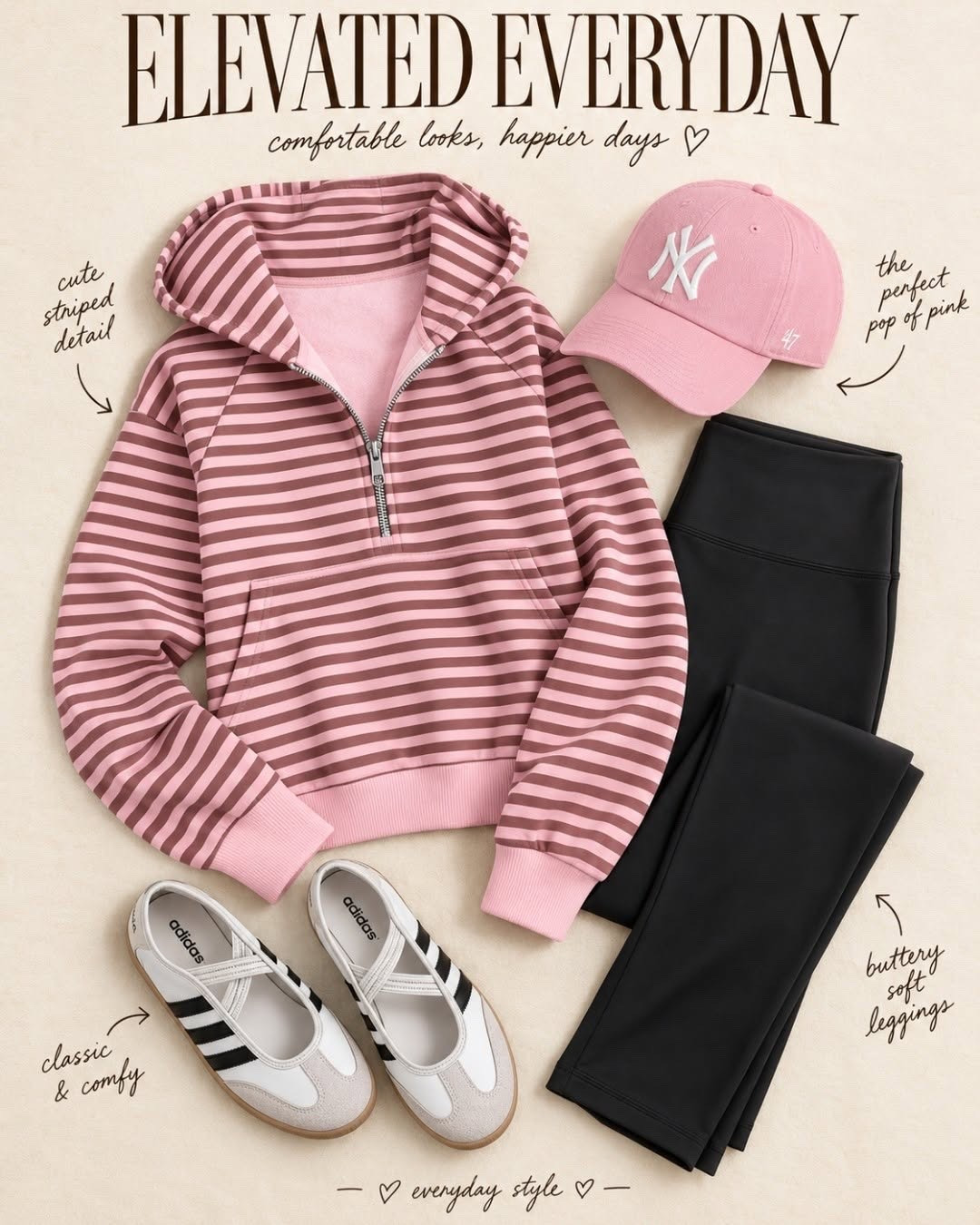 Comfy, sporty, and pretty in pink!💗 So many good Amazon finds here