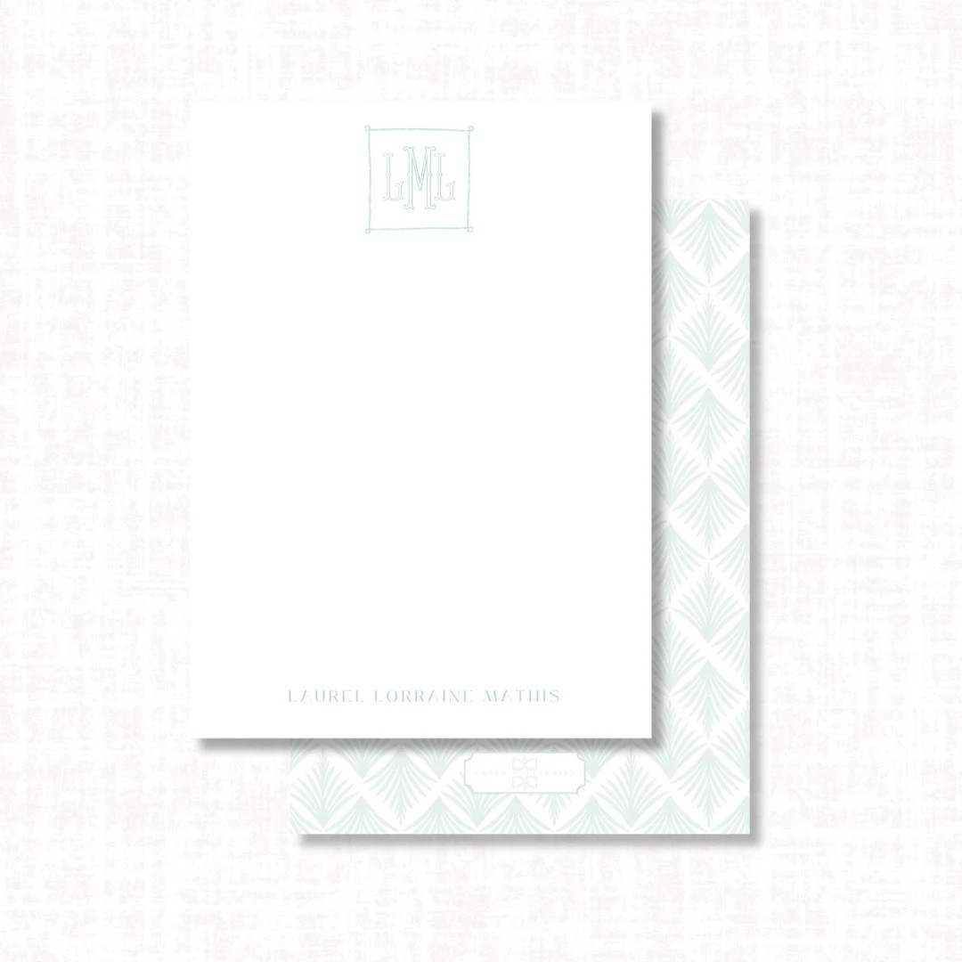 Custom Coastal Palm Stationery, Personalized Notecards, Personalized Gifts, Mothers Day Gift - Et... | Etsy (US)