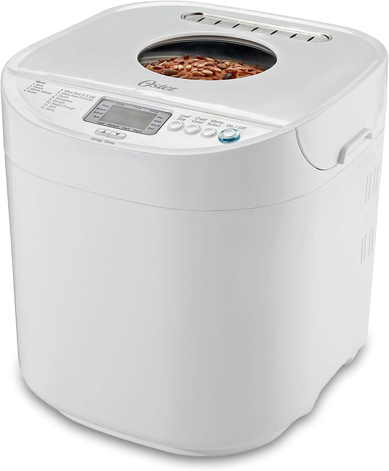 Oster Expressbake Breadmaker, 2-lb. Loaf Capacity, 2 lb, White/Ivory | Amazon (US)