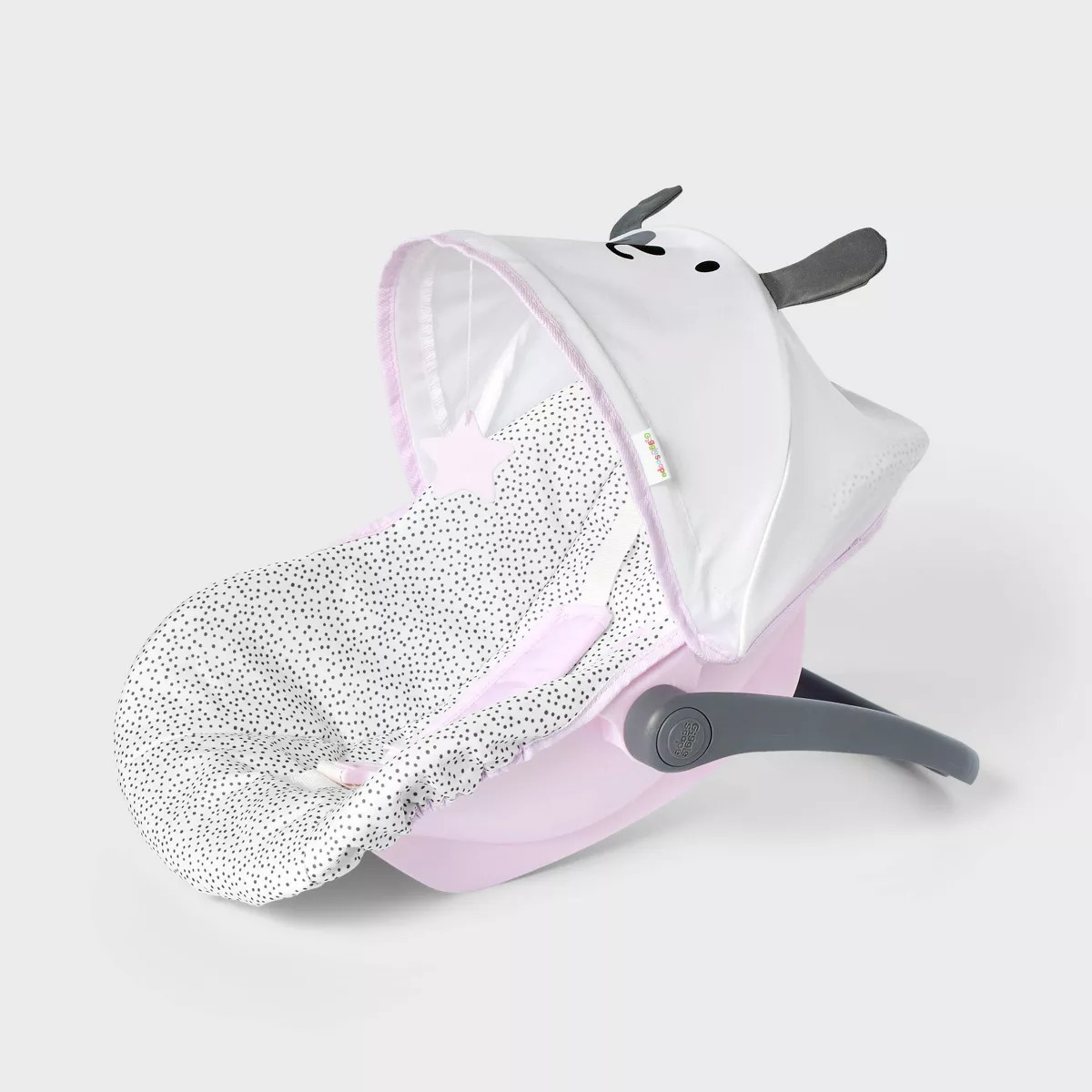 Gray Dot Dog Doll Car Carrier for 14" - 16" Dolls - Gigglescape™ | Target