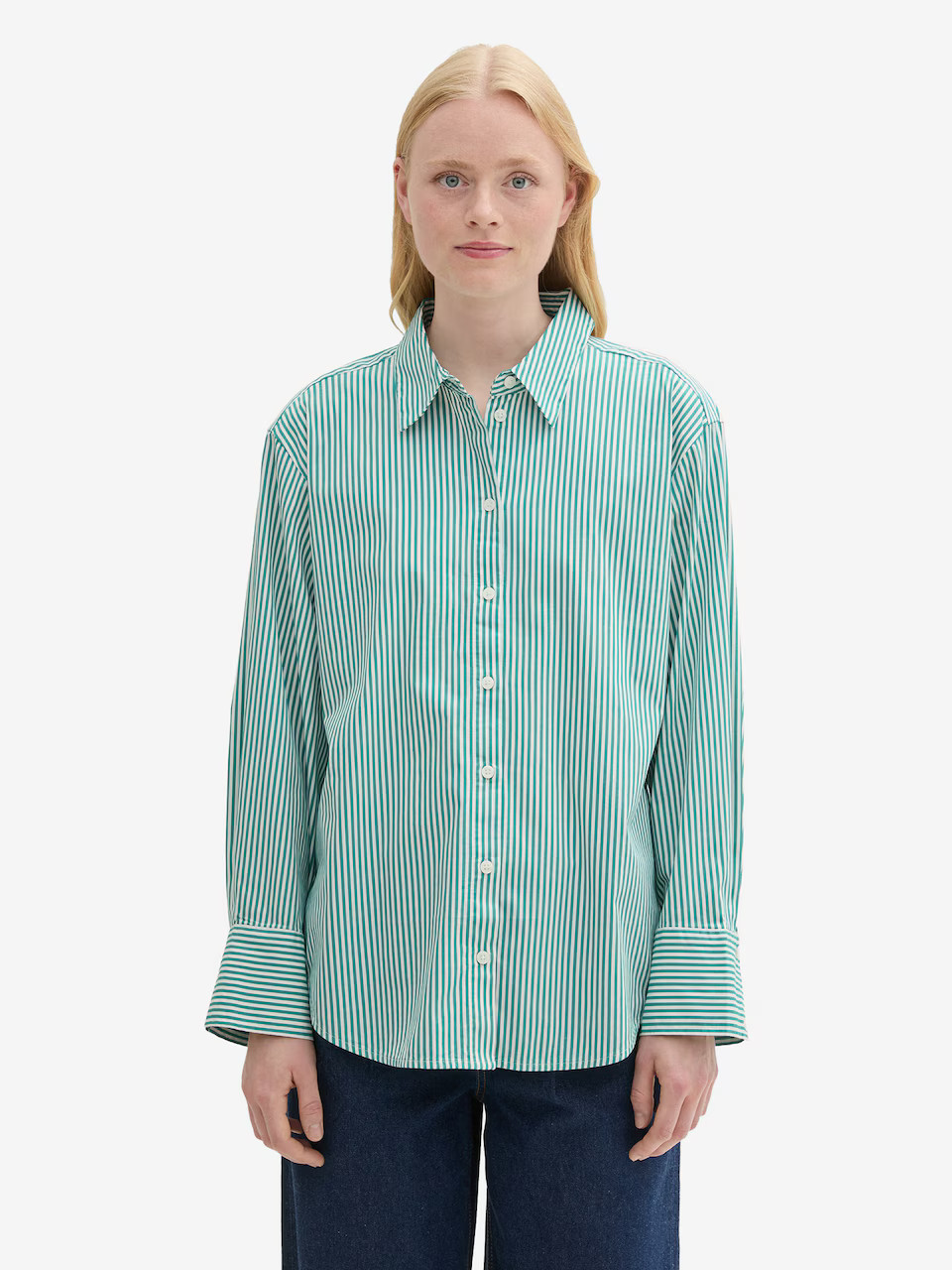 TOM TAILOR DENIM Blouse in Groen | ABOUT YOU | ABOUT YOU NL