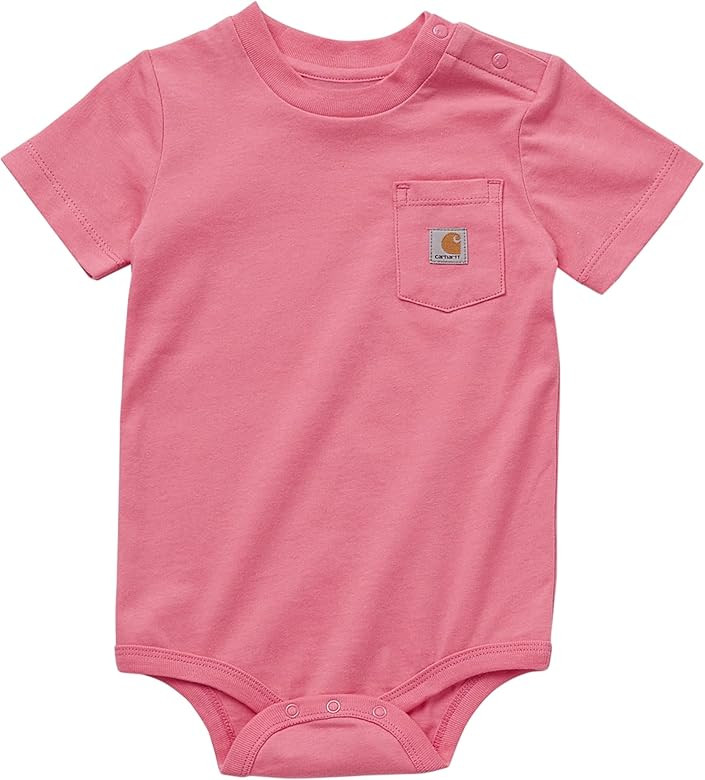 Carhartt Unisex Baby Short-Sleeve Bodysuit Pocket T-Shirt Onesie | Amazon (US)