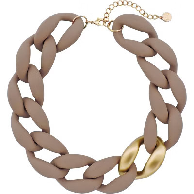 Chunky Acrylic Chain Choker Necklace – Bold Statement Piece for Women | Target