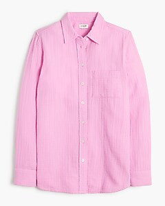 Gauze button-up shirt | J.Crew Factory