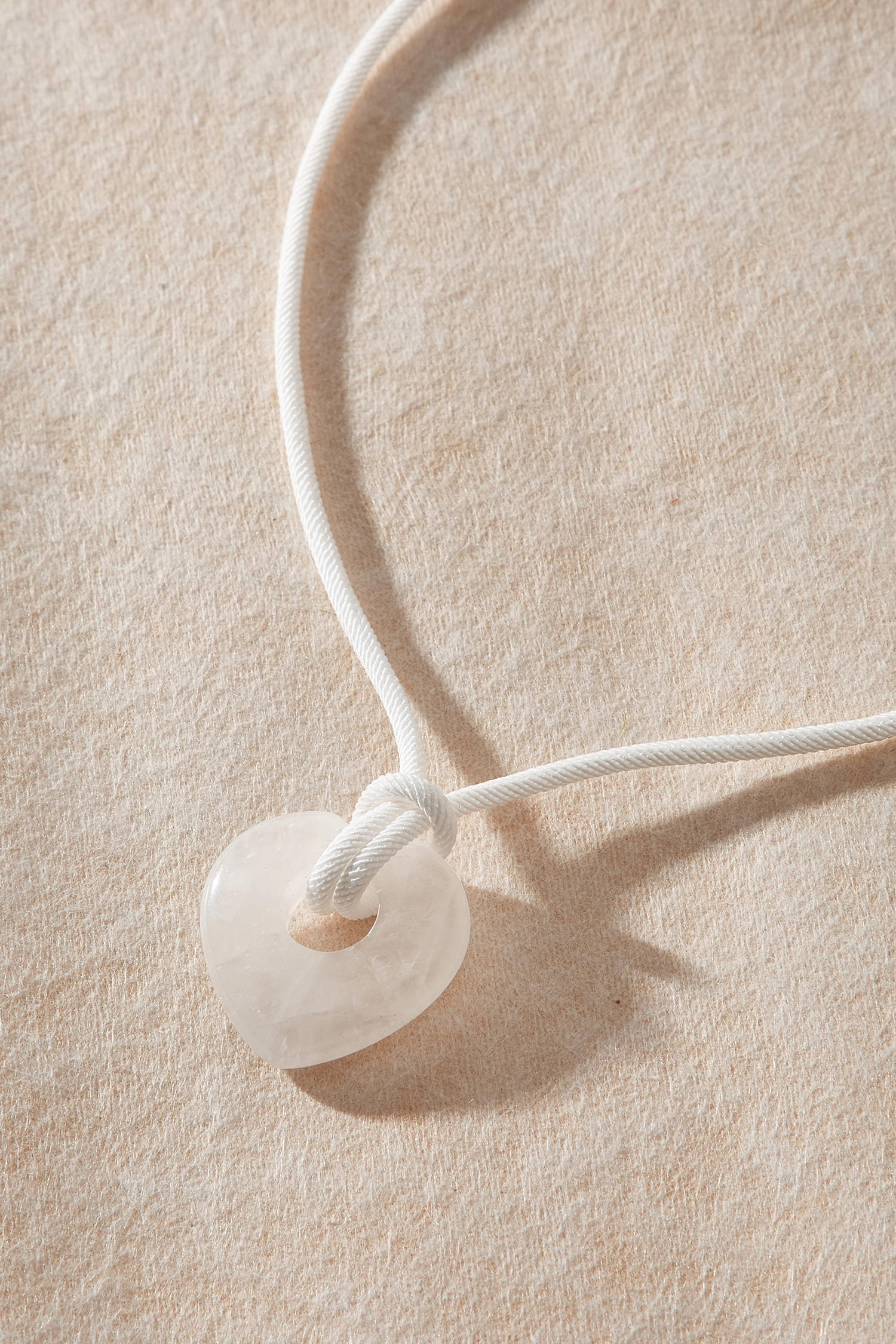 White Acetate Charm Necklace | Cupshe US
