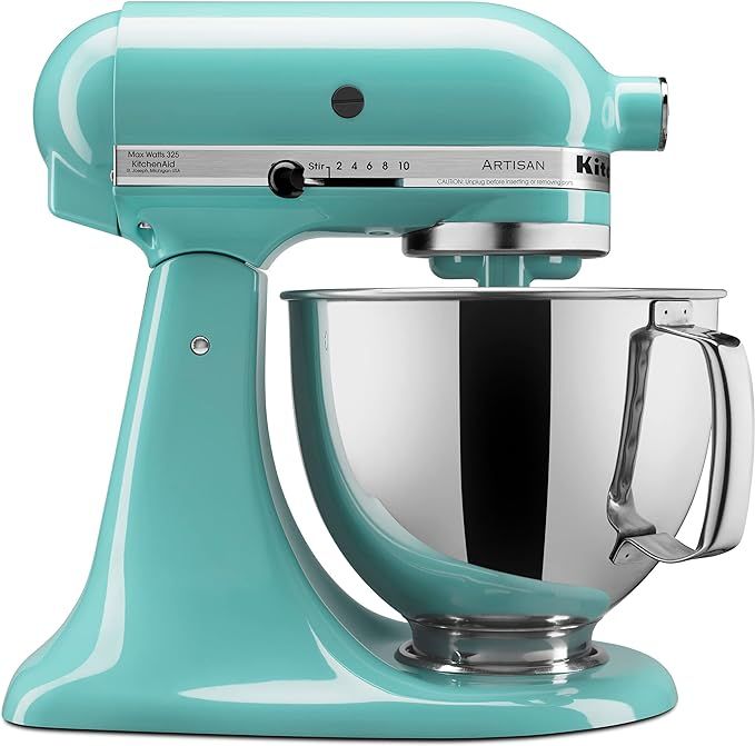 KitchenAid Artisan Series 5 Quart Tilt Head Stand Mixer with Pouring Shield KSM150PS, Removable b... | Amazon (US)