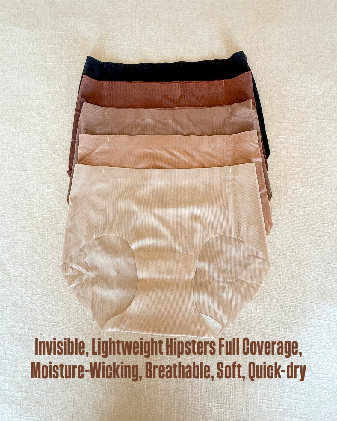 Size up one size! Invisible, lightweight hipsters. They're perfect for any outfit. Plus, they're quick-dry and breathable. No panty lines!

#LTKOver40 #LTKSaleAlert #LTKgrwm
