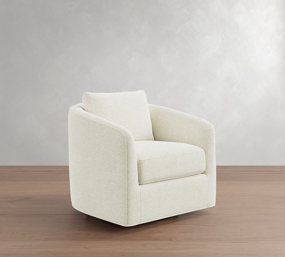 Remmy Swivel Chair | Pottery Barn (US)