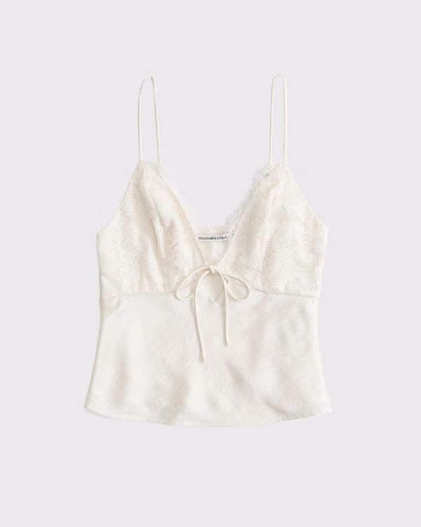The A&F Bella Tie-Front Cami | Abercrombie & Fitch (US)