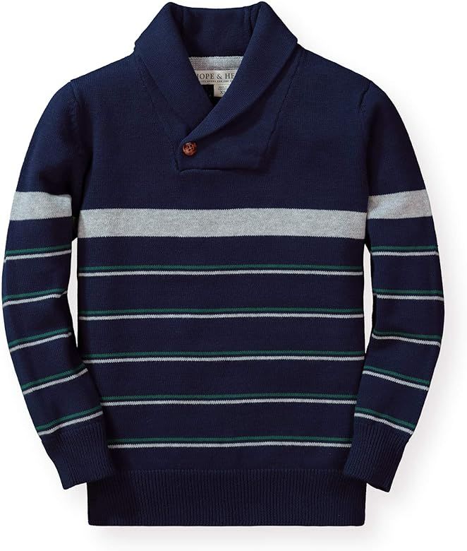 Hope & Henry Boys' Long Sleeve Shawl Collar Sweater | Amazon (US)