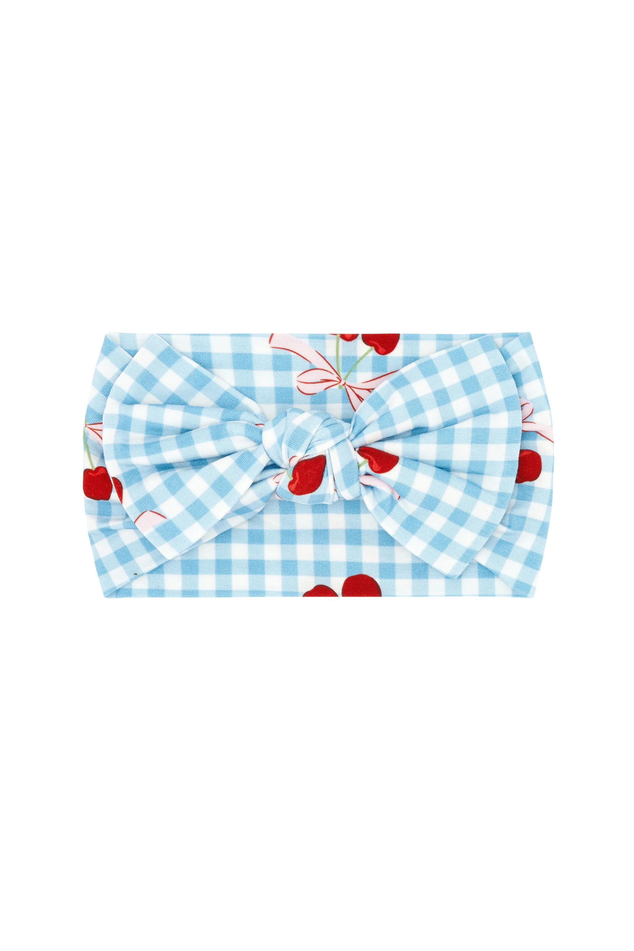 Little Cherry Bamboo Baby Headband | 4th of July Baby Accessories | In My Jammers | In My Jammers