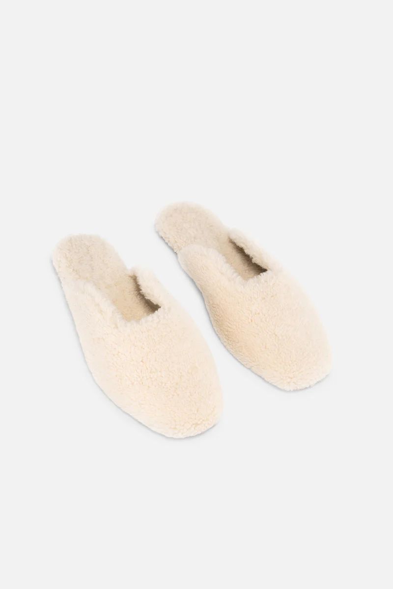 Shearling Slippers | Bandier