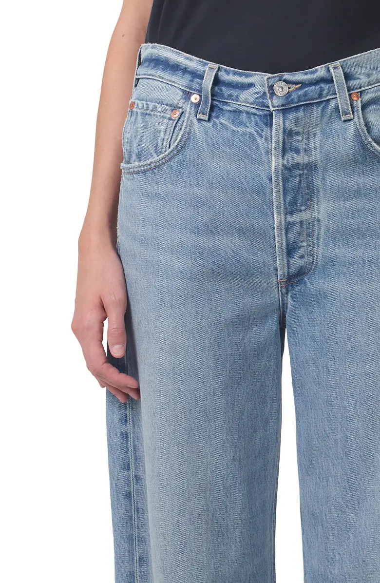 Ayla Baggy Organic Cotton Wide Leg Jeans | Nordstrom