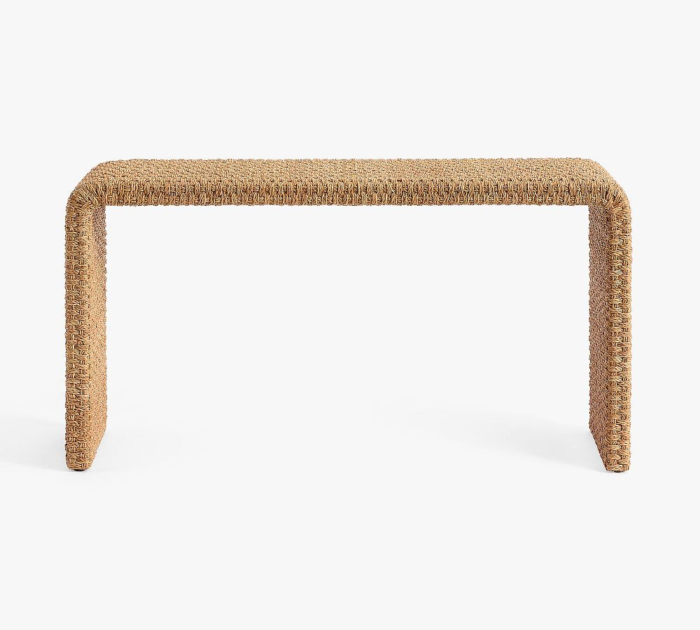 Capitola Woven Console Table (58") | Pottery Barn (US)