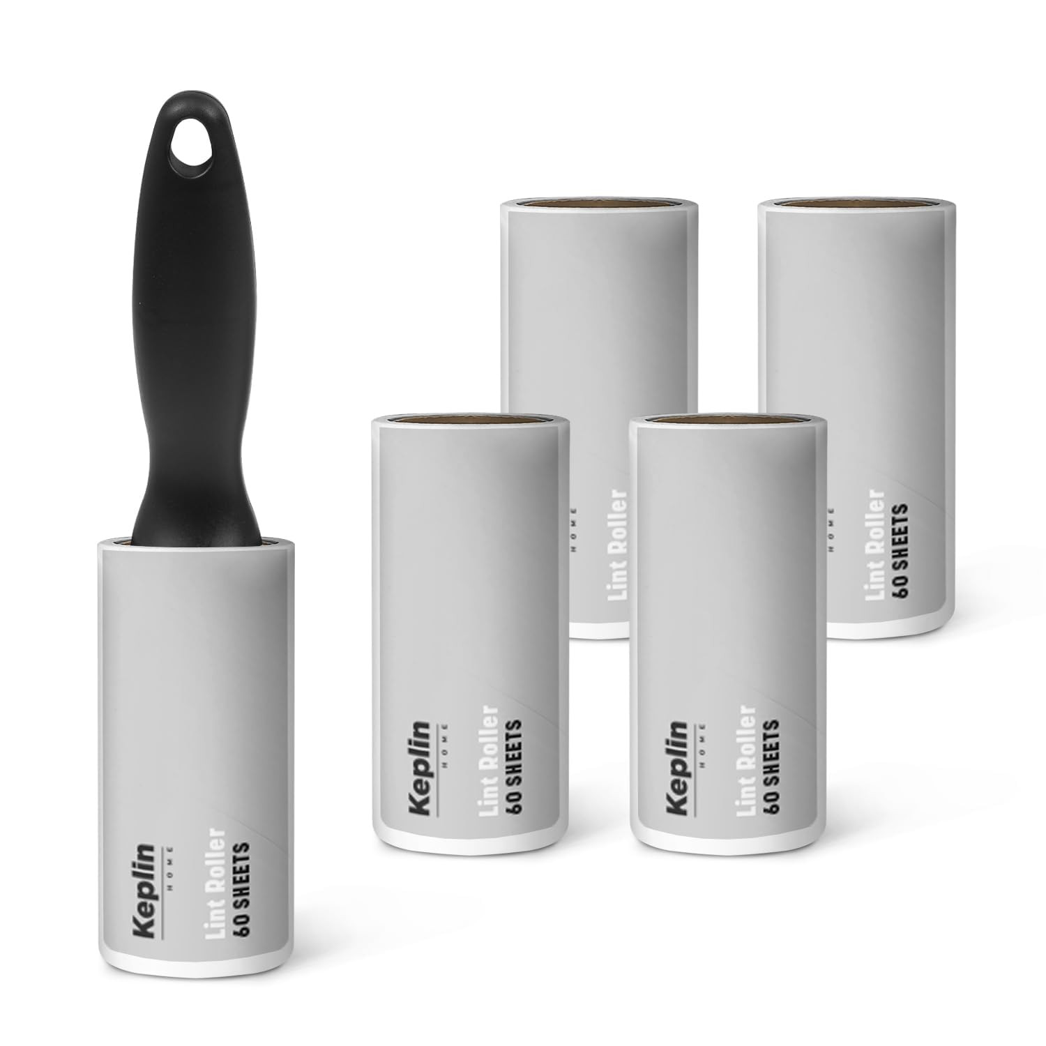 KEPLIN Lint Roller, 5 Sticky Replacement Heads with 1 Handle, Total 300 Easy Peel Sheets, Quickly... | Amazon (UK)