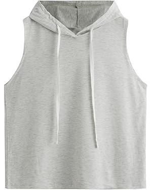 SweatyRocks Women's Workout Tank Tops Sleeveless Running Athletic Hoodie Sports Gym Exercise Tops... | Amazon (US)