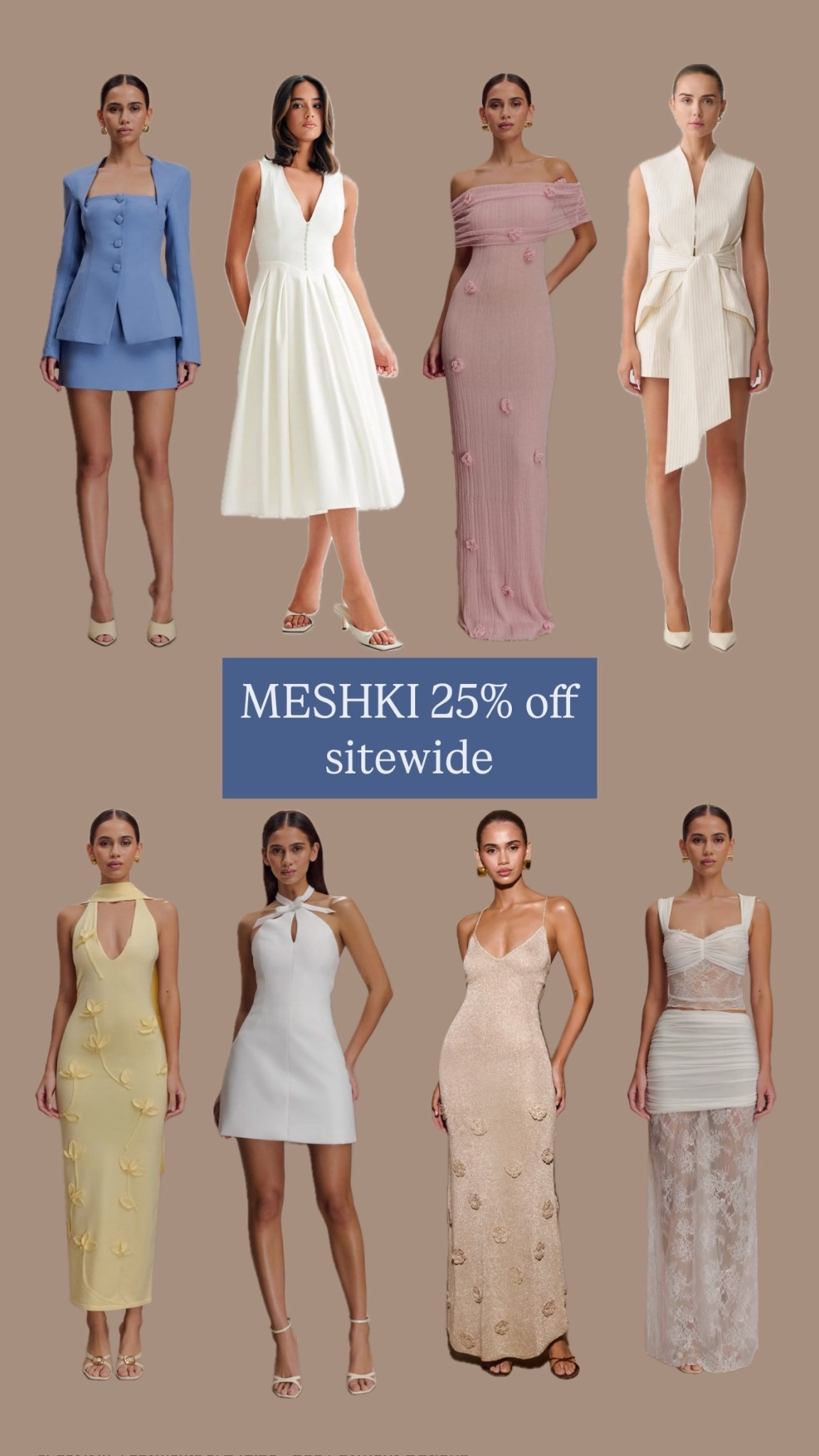 Meshki 25% off sitewide 