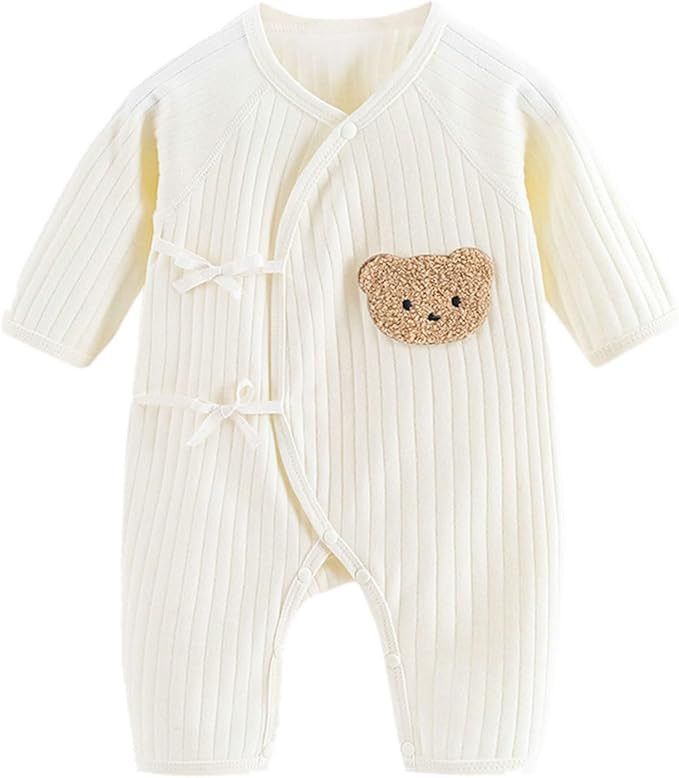 Cotton Long Sleeve Baby Romper Unisex Newborn Jumpsuit Pieces Outfit For Boys Girls Suiatble For ... | Amazon (US)