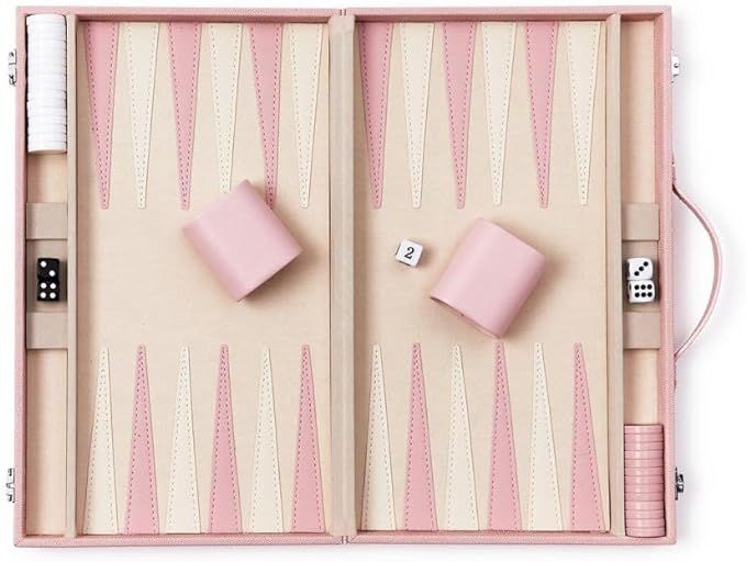 Two's Company Pink Backgammon Set Game | Amazon (US)