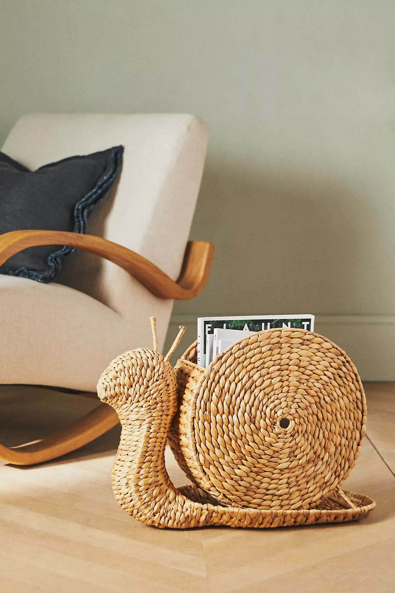 Olli Ella Snail Storage Basket | Anthropologie (US)