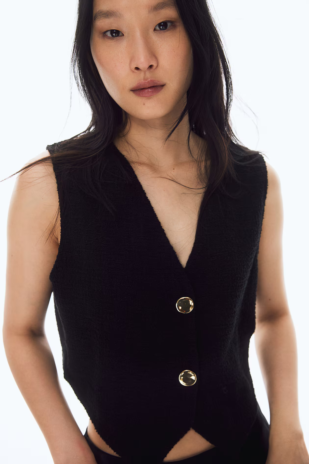 Bouclé waistcoat | H&M (UK, MY, IN, SG, PH, TW, HK)