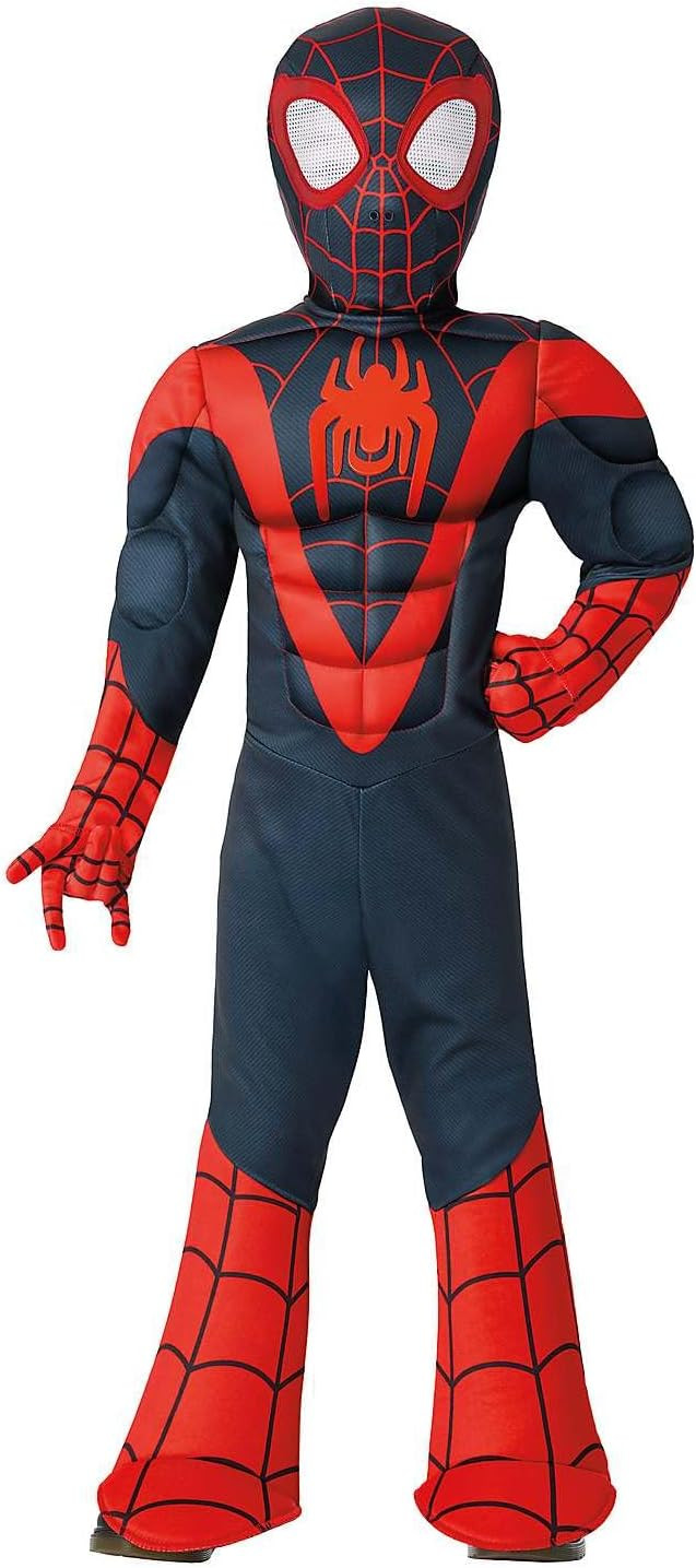 Spirit Halloween Spidey and His Amazing Friends Toddler Spider-Man Spin Muscle Suit, Officially licensed, Padded Costume | Amazon (US)