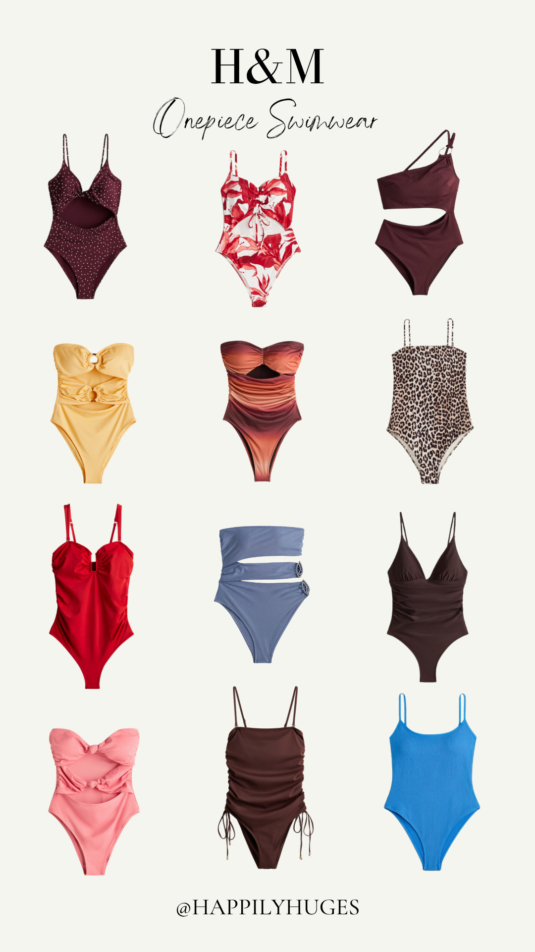 One piece swimwear from H&M perfect for summer. 

 #LTKSeasonal #LTKSwim #LTKTravel