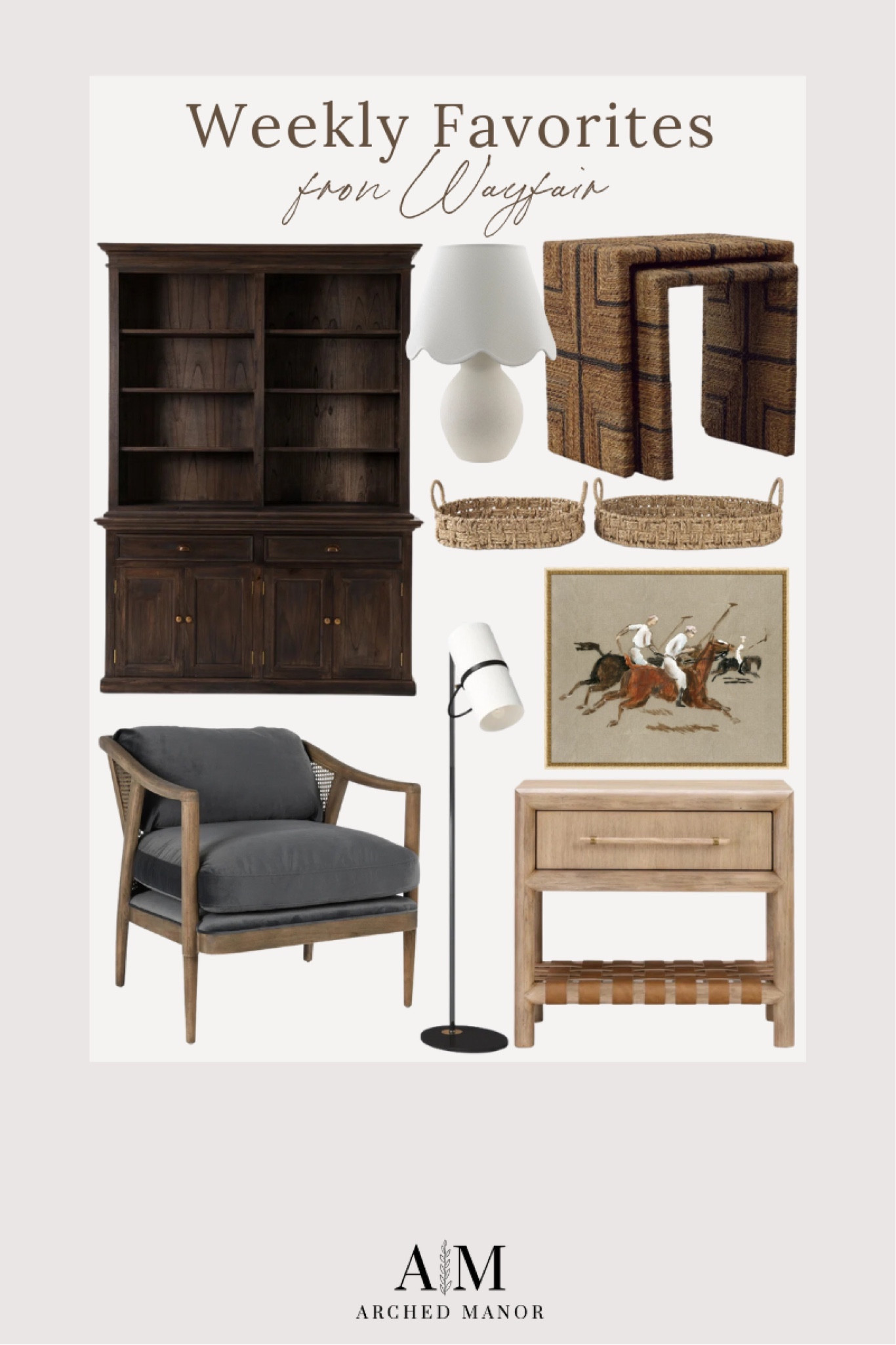 Weekly Favorites

Wayfair  Home  Home decor  Home finds  Home favorites  Lighting  Bench  Accent chair  Wall art  Furniture  Modern lighting  Floor lamp  Rattan  Arched Manor

#LTKhome #LTKSeasonal