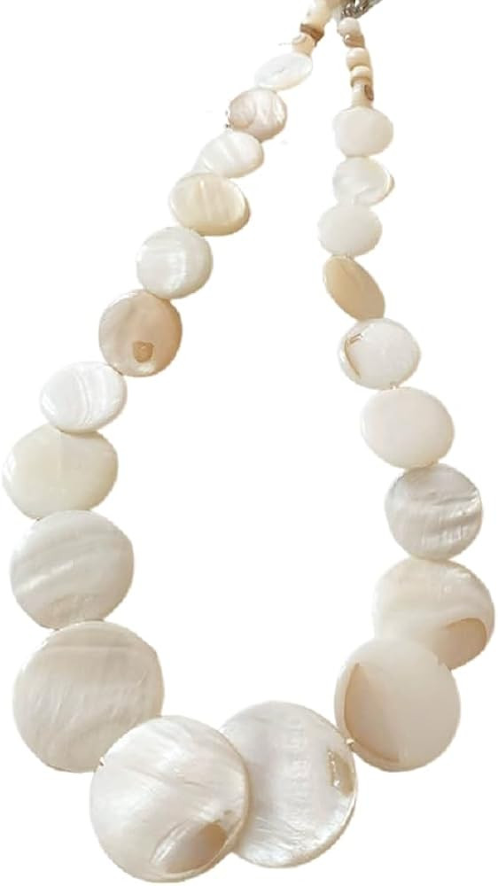 Geometric Choker Necklace for Women Colorful Chunky Square Round Shaped Beaded Necklace Boho Jewe... | Amazon (US)