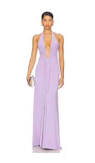 MISHA Jennifer Maxi Dress in Lavender. - size L | Revolve Clothing (Global)