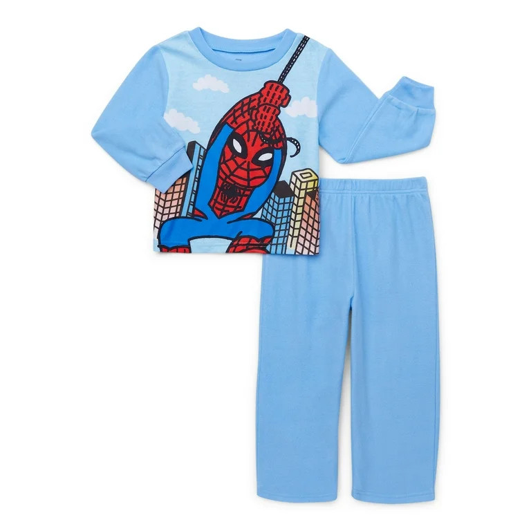 Character Toddler Long Sleeve Top and Pants, 2-Piece Pajama Set, Sizes 12M-5T | Walmart (US)