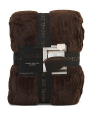 Ruched Faux Fur Blanket | Bed & Bath | Marshalls | Marshalls