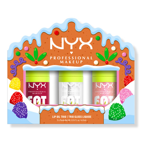 Fat Oil Lip Drop Holiday Fat Oil Lip Gloss Trio Kit - NYX Professional Makeup | Ulta Beauty | Ulta