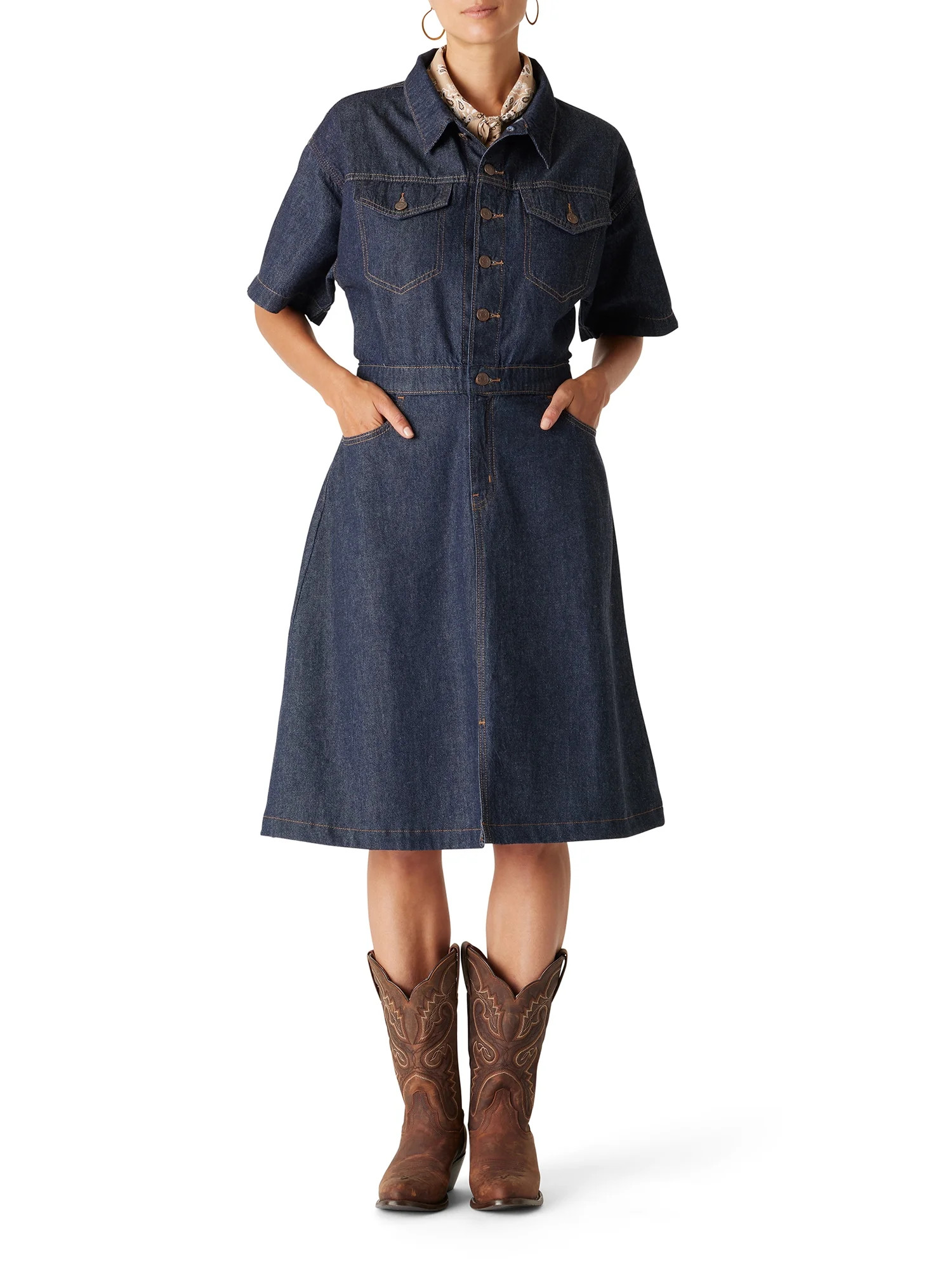 Levi Strauss Signature Women's and Women's Plus Levi Vintage '95 Dress, Sizes XS-4X | Walmart (US)