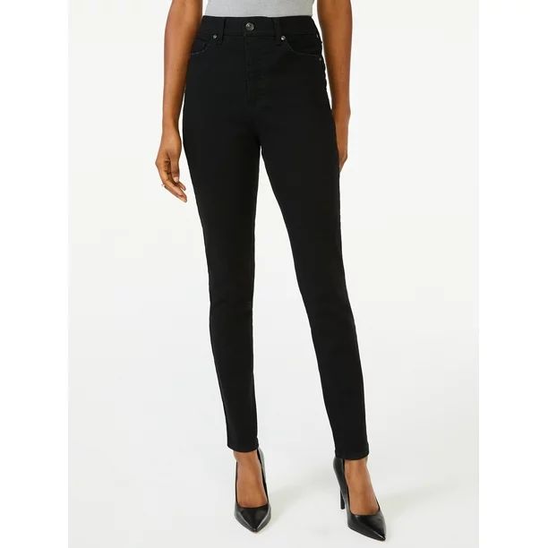 Scoop Women's Essential High-Rise Skinny Jeans | Walmart (US)