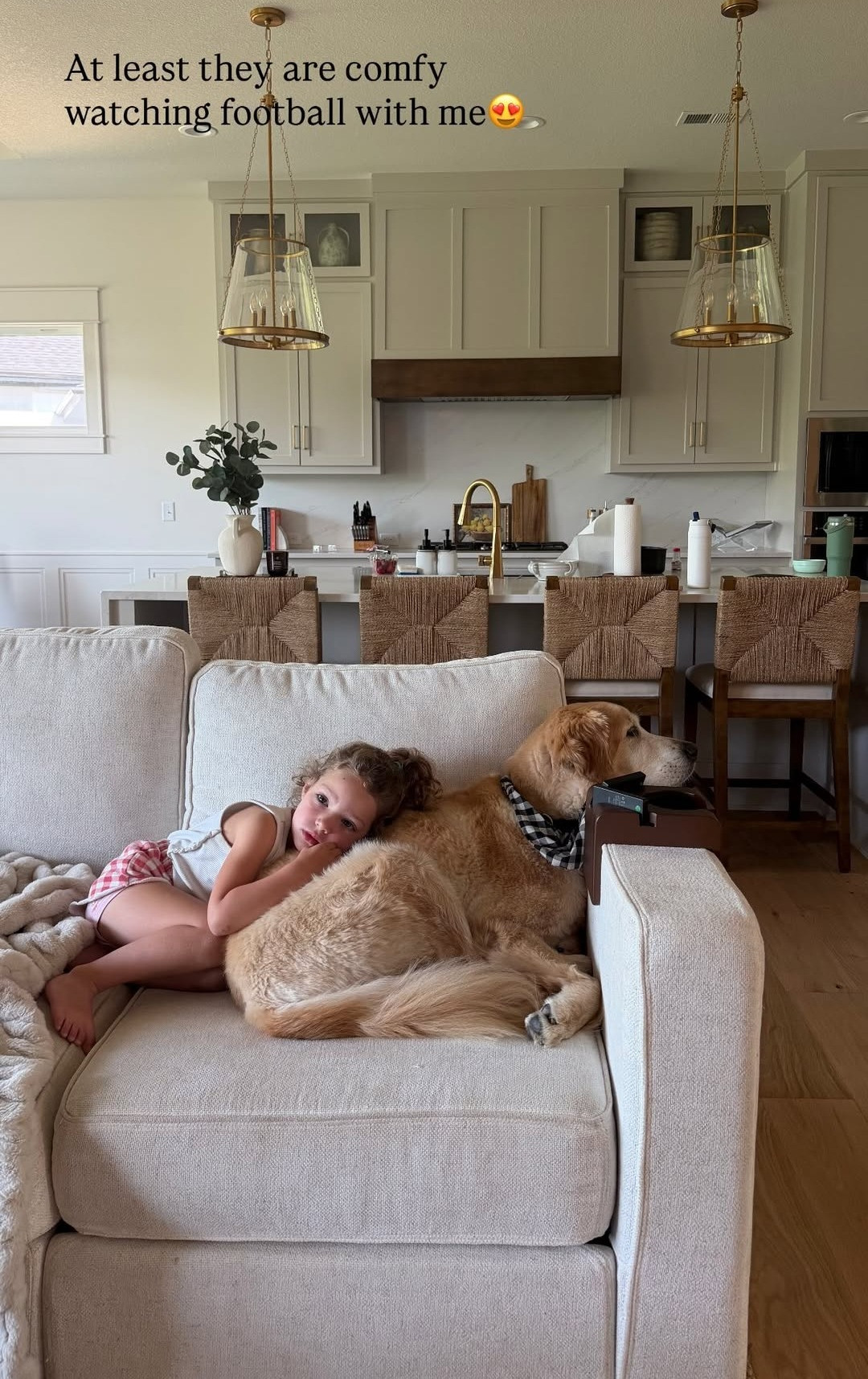 The best seat in the house is wherever you can snuggle up. 🐶🤍 #CozySeason #SundayAtHome #DogMomLife #FamilyMoments #HomeDecor  

 #LTKdayinmylife #LTKmorningroutine #LTKHome