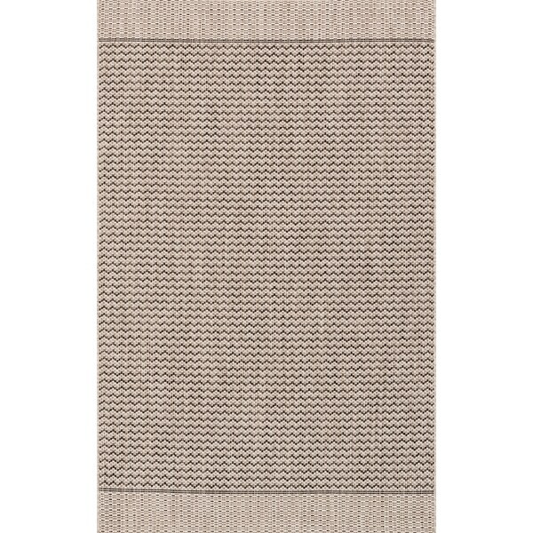 Alexander Home Havannah Indoor/ Outdoor Chevron Stripe Patio Rug - Grey/Blue 2'2" x 3'9" | Bed Bath & Beyond