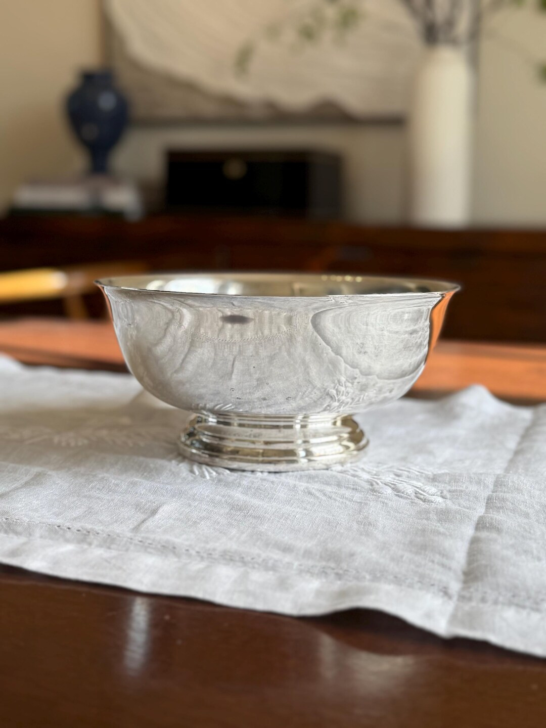 Vintage Gorham Silver-plated Footed Bowl C781 | Mid-century Elegant Serving Bowl - Etsy | Etsy (US)