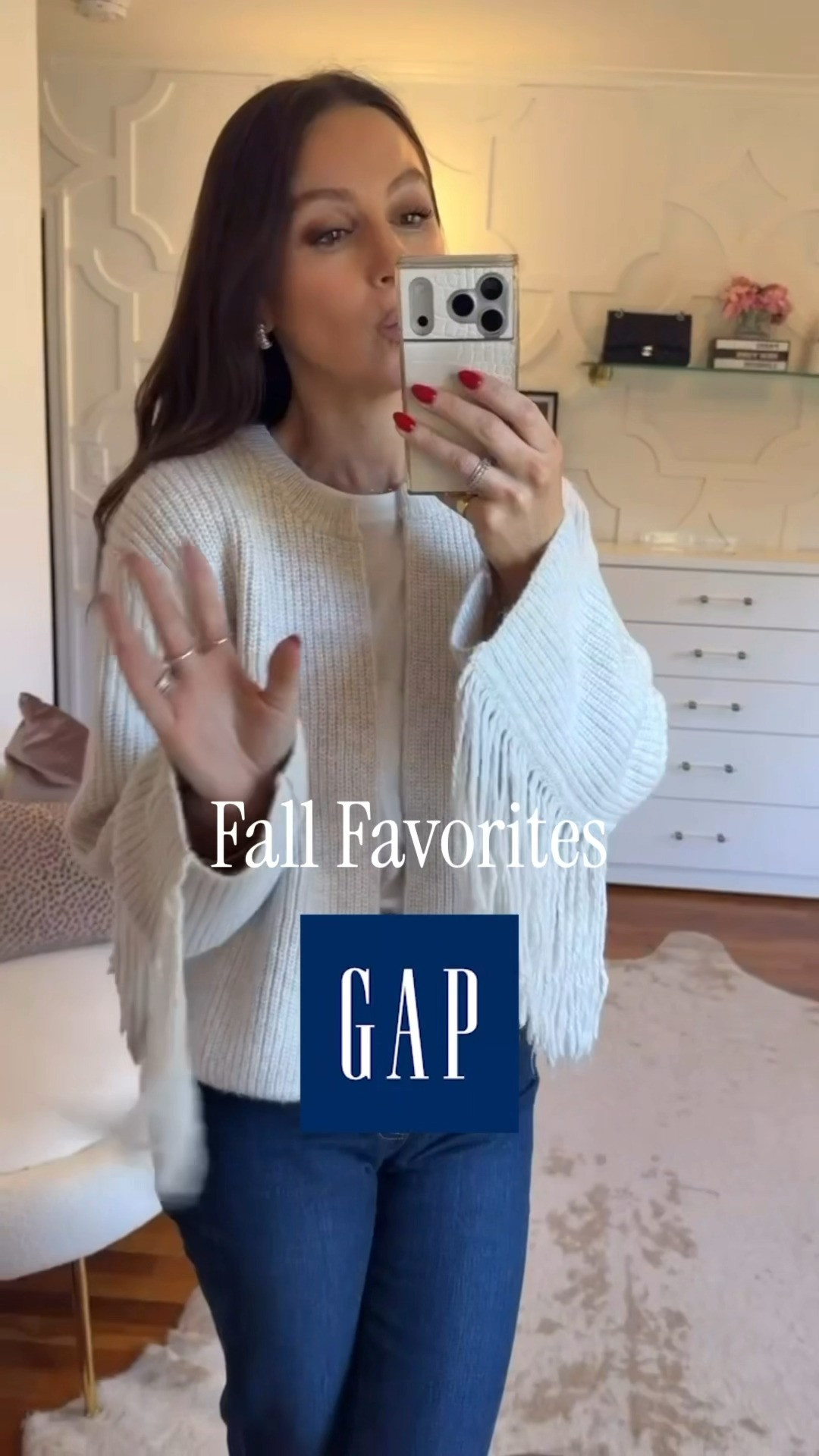 Must have Gap staples 40% off for friends and family! I did my true size in all except the denim darted top I sized up one! 

 #LTKgrwm #LTKootd #LTKOver40