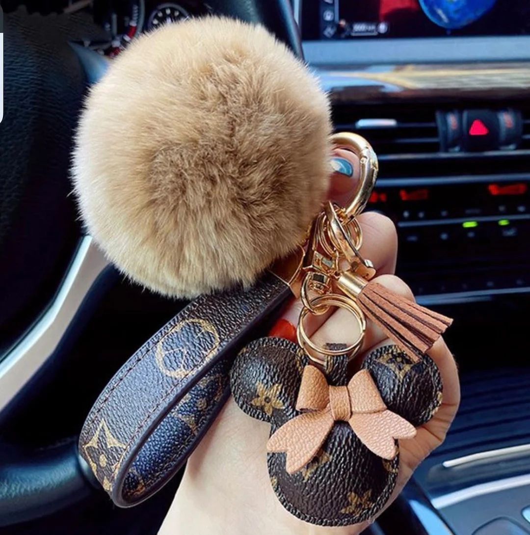 Minnie Mouse Ears Keychain - Luxury Keychain | Etsy (US)