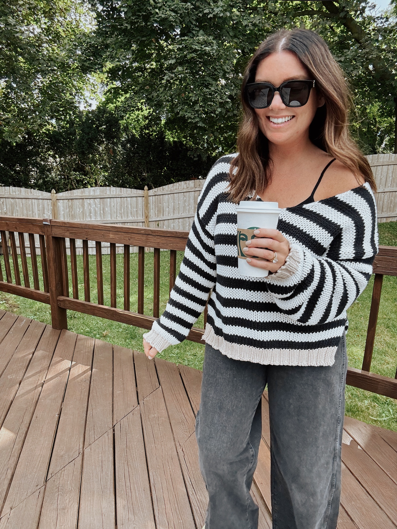 sucker for a striped sweater and jeans that aren’t too long for once 👏🏻👏🏻😆 wishing everyone a happy week!

look linked in my @shop.ltk 🤎

.
.
.

#thanksitsoldnavy #amazonstyle #birkenstocks #ysl #fallstyle #freepeopledupe #sweaterweather #baggyjeans #stripes #clogs #mondaycoffee #psl #starbucks #mondaythings #whatiwore #shopmylook #nyblogger #newenglandblogger #teamltk #ltk 

#LTKSeasonal #LTKFindsUnder50 #LTKStyleTip
